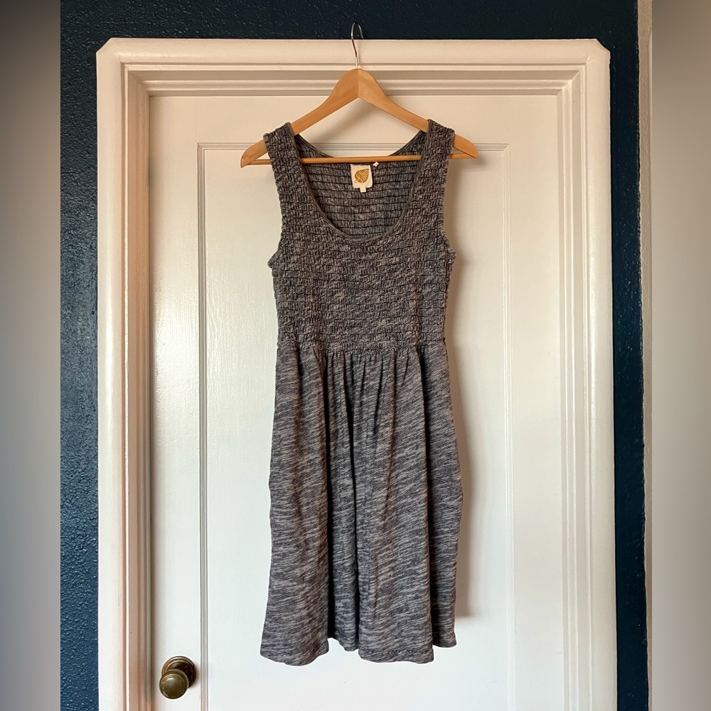 Anthropologie Lilka Space Dye Dress With Pockets, Size L